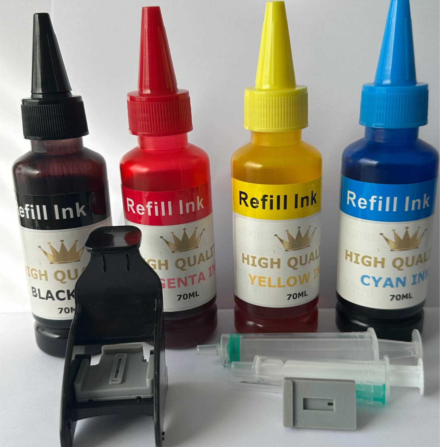 HP INK REFILL KIT FOR HP ENVY 5010 ALL-IN-ONE PRINTER HP304 304XL BLACK & COLOUR CARTRIDGES